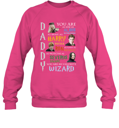 Daddy - You Are My Favorite Wizard Harry Potter Sweatshirt Sweatshirt Heliconia