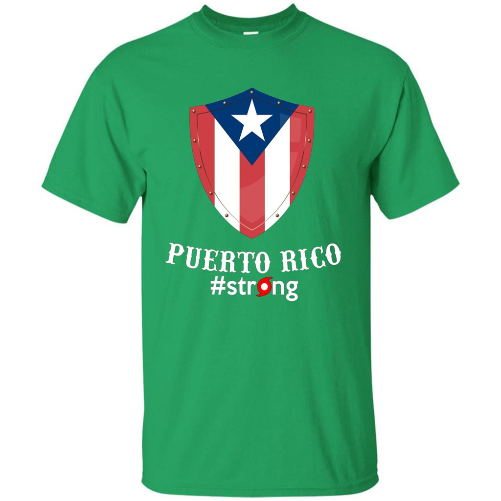 Puerto Rico Strong T-shirt Irish Green