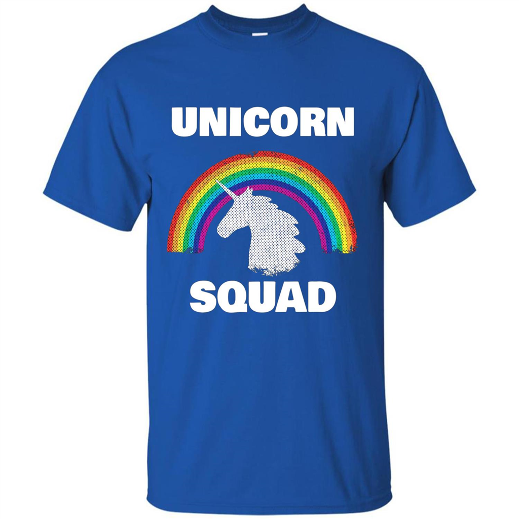 Unicorn Squad T-shirt Rainbow Unicorns Love T-Shirt Royal