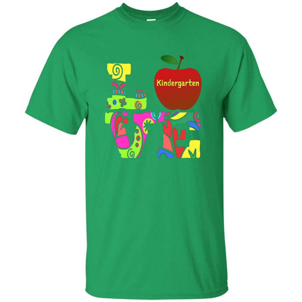 Kindergarten LOVE T-shirt School Day T-shirt Irish Green
