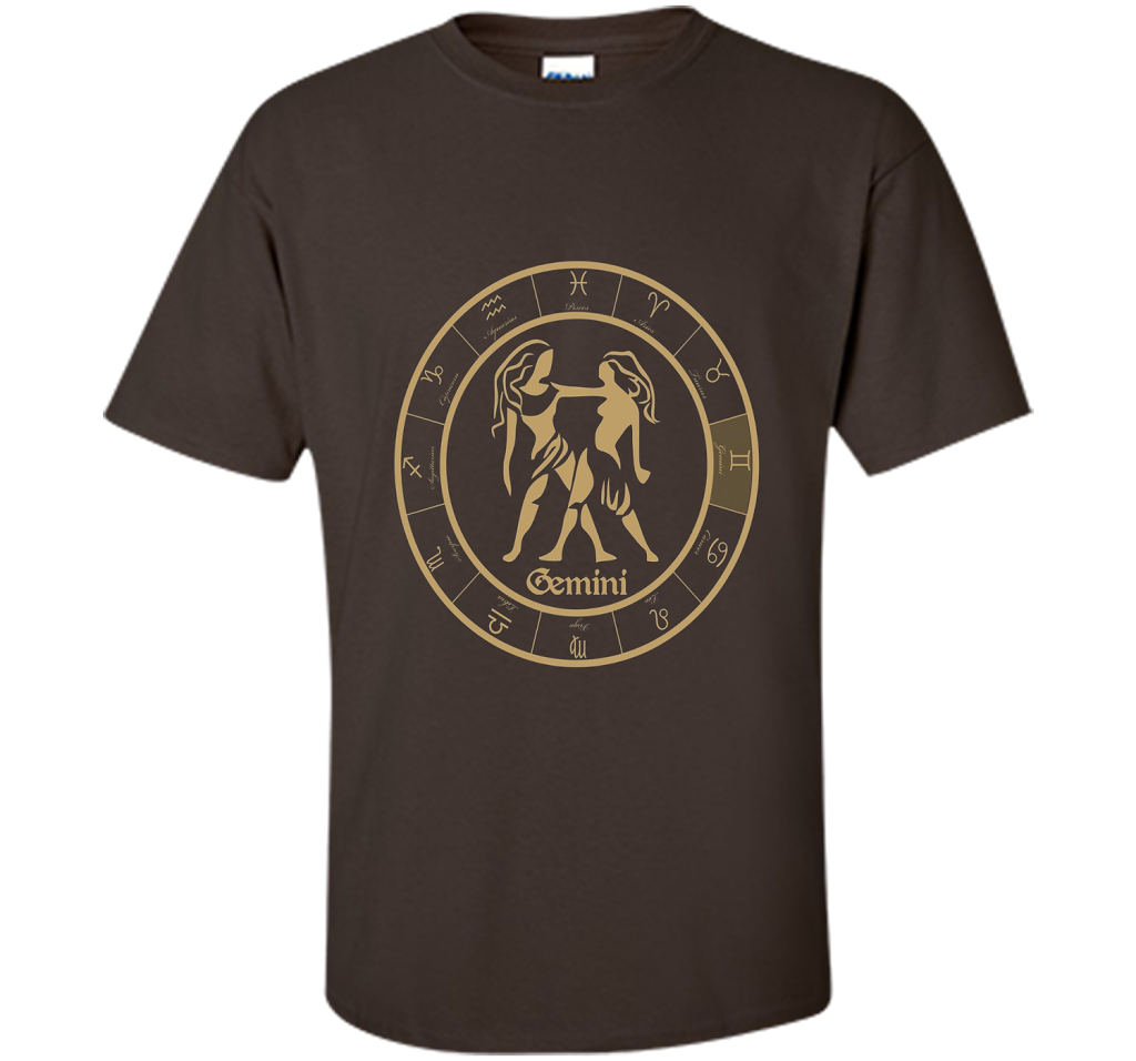 Gemini T-Shirt shirt Dark Chocolate