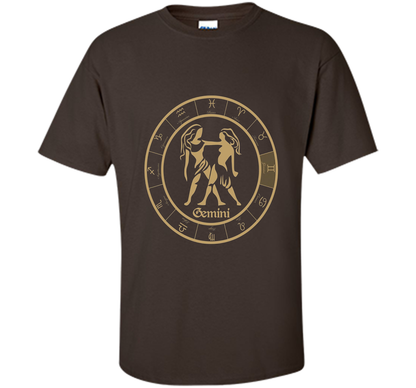 Gemini T-Shirt shirt Dark Chocolate