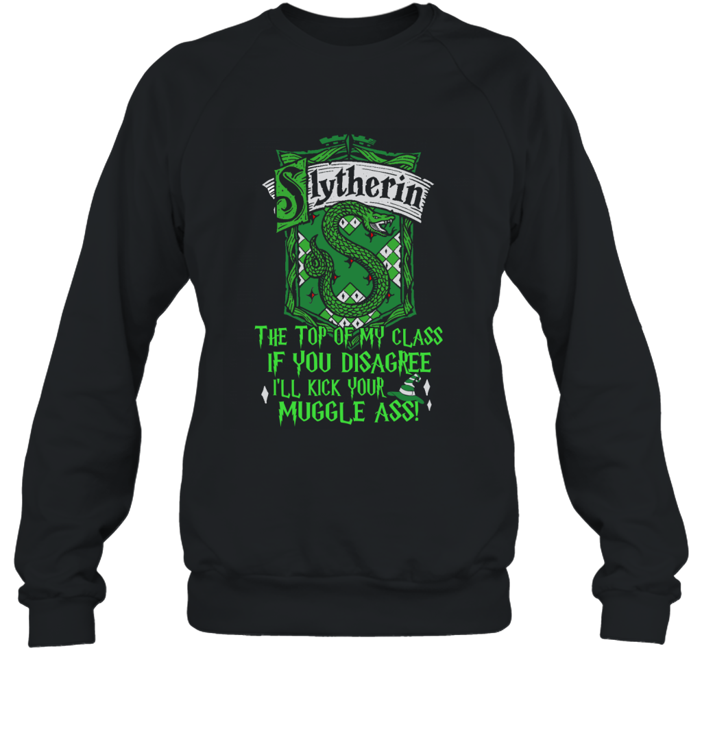 Harry Potter Quotes Slytherin Sweatshirt Sweatshirt Black