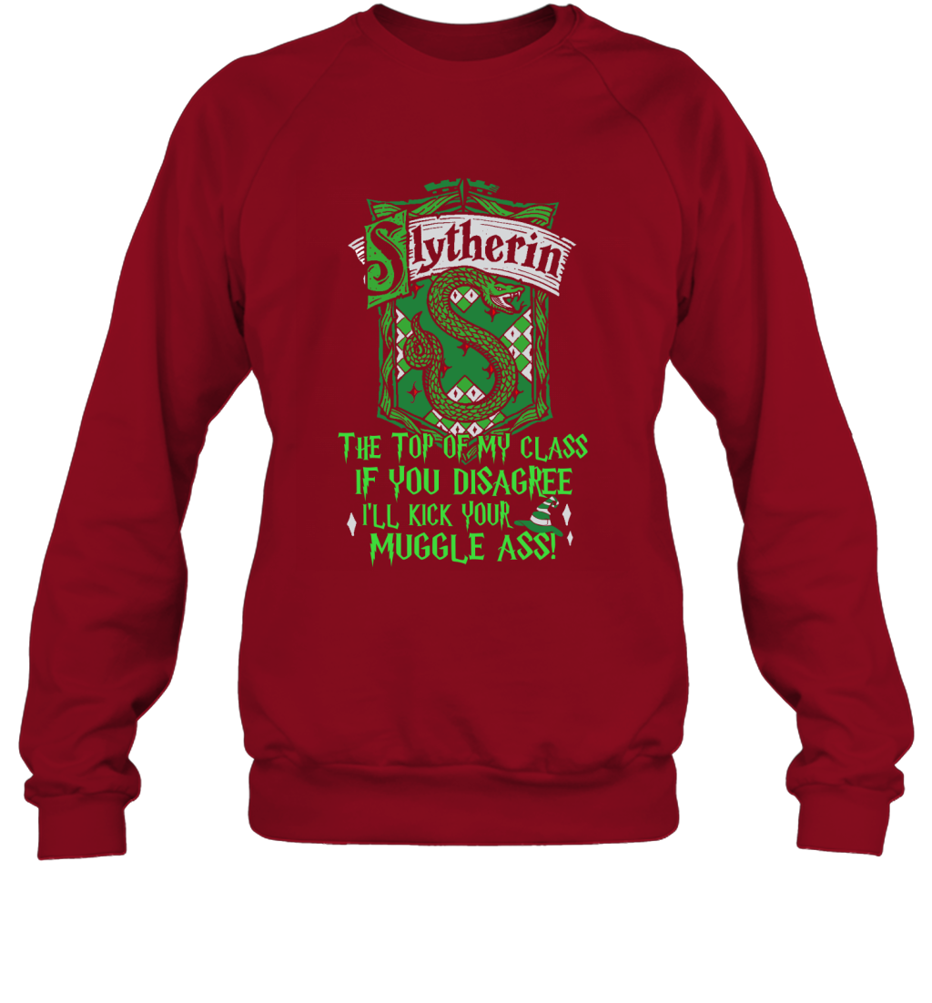 Harry Potter Quotes Slytherin Sweatshirt Sweatshirt Cardinal Red