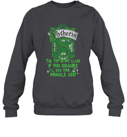 Harry Potter Quotes Slytherin Sweatshirt Sweatshirt Dark Heather