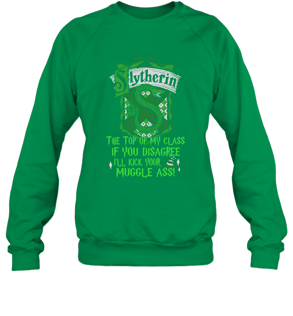 Harry Potter Quotes Slytherin Sweatshirt Sweatshirt Irish Green