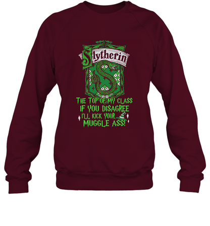Harry Potter Quotes Slytherin Sweatshirt Sweatshirt Maroon