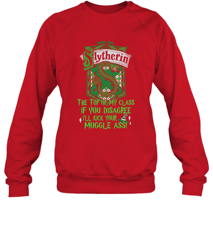Harry Potter Quotes Slytherin Sweatshirt Sweatshirt Red