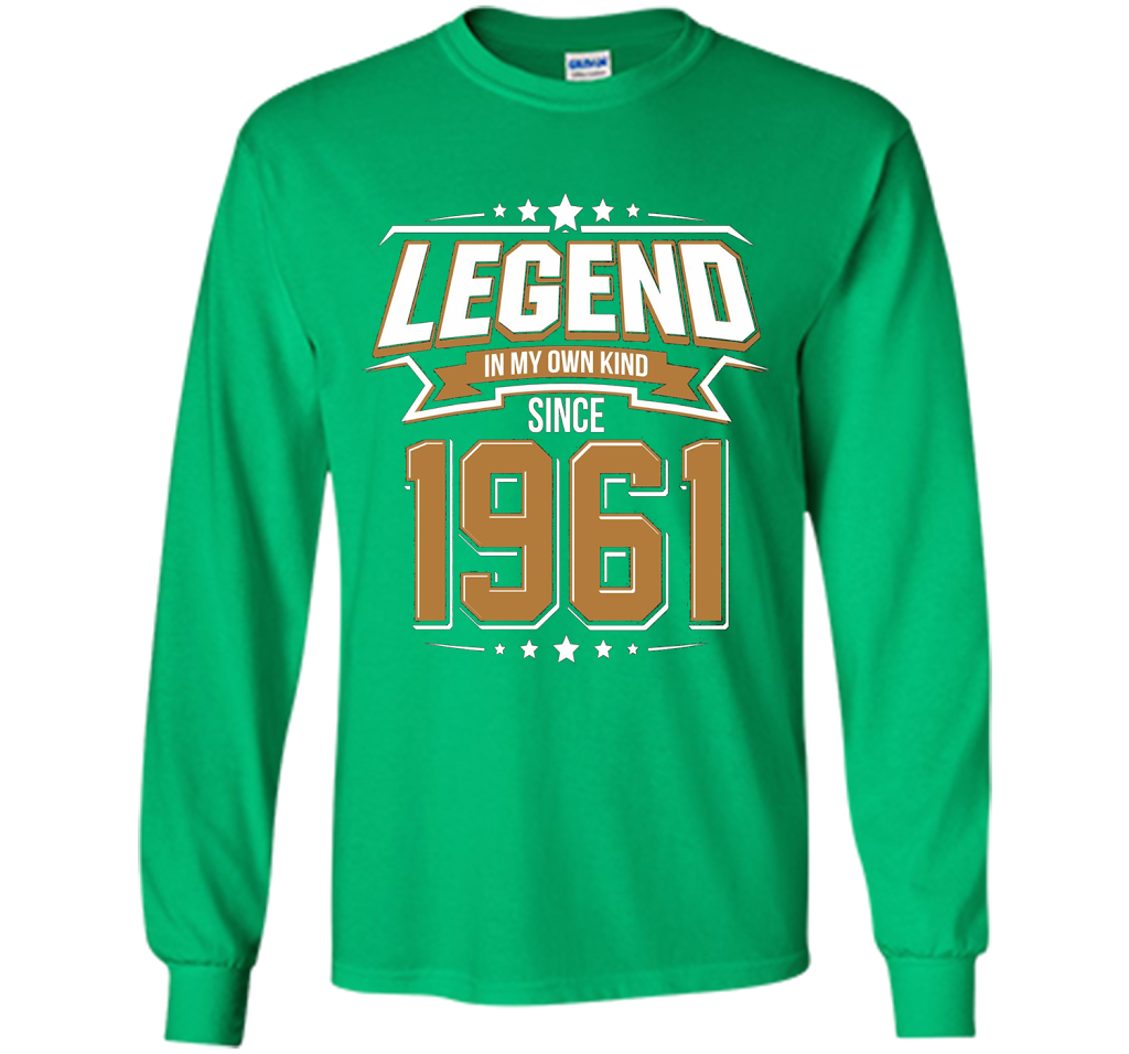 Legend Since 1961 T-Shirt for 56 Years Old Birthday Gifts t-shirt Irish Green