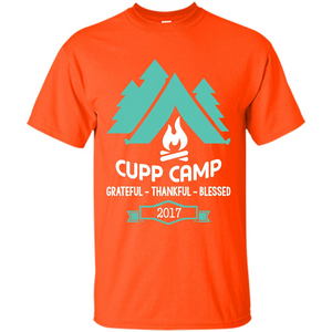 Camping T-shirt Cupp Camp Grateful - Thankful - Blessed 2017