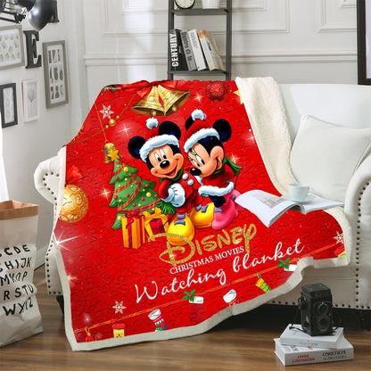 Disney Cartoon Characters 3D Throw Blanket Mickey Mouse