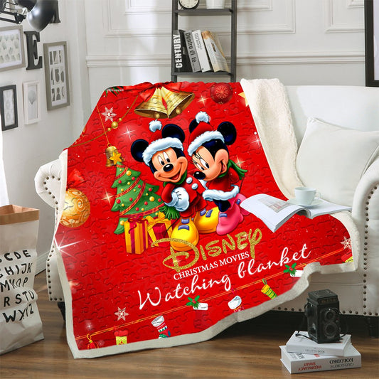 Disney Cartoon Characters 3D Throw Blanket Mickey Mouse