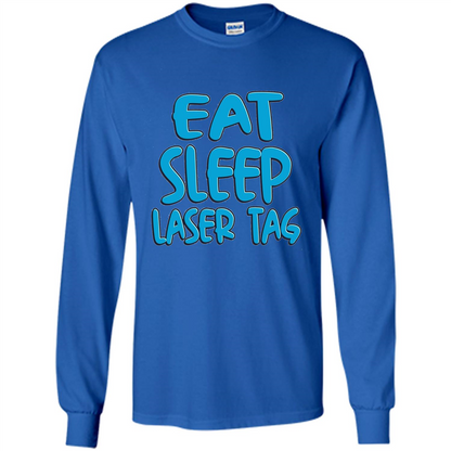Eat Sleep Laser Tag T-shirt Royal