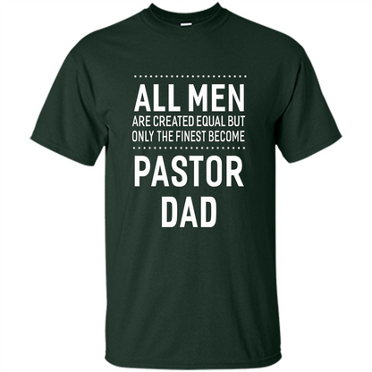 Men's Pastor Dad T-shirt Funny Sayings Men Christian T-shirt