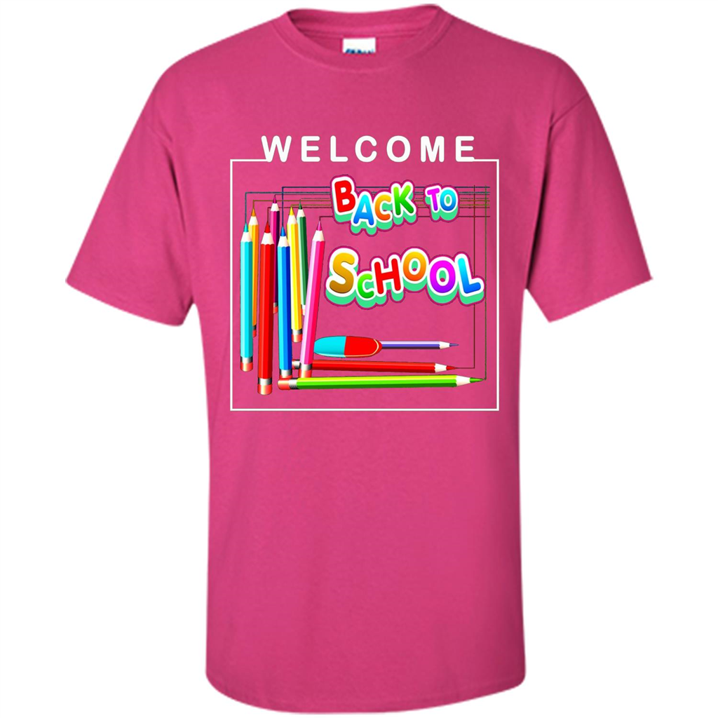 Welcome Back to School T-shirt School Day T-shirt Heliconia