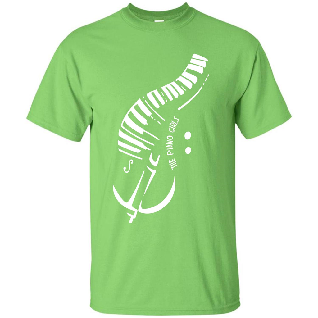 Piano Lover T-shirt The Piano Girls Lime