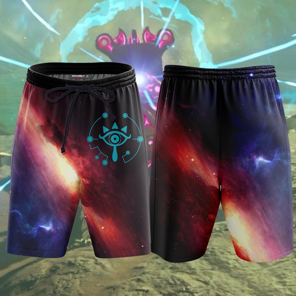 The Legend Of Zelda Beach Short Sheikah Eye
