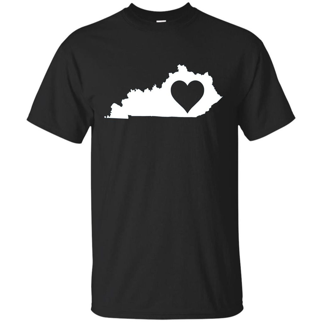 Kentucky Love T-Shirt Kentucky State T-shirt Black