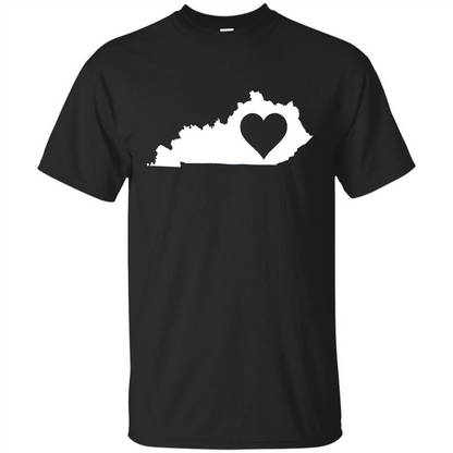 Kentucky Love T-Shirt Kentucky State T-shirt Black