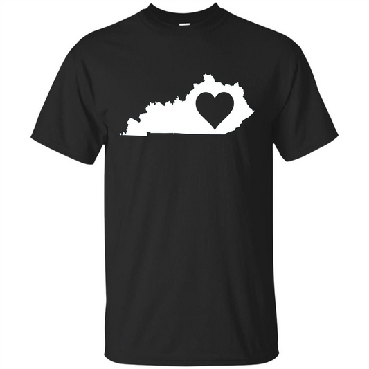 Kentucky Love T-Shirt Kentucky State T-shirt Black