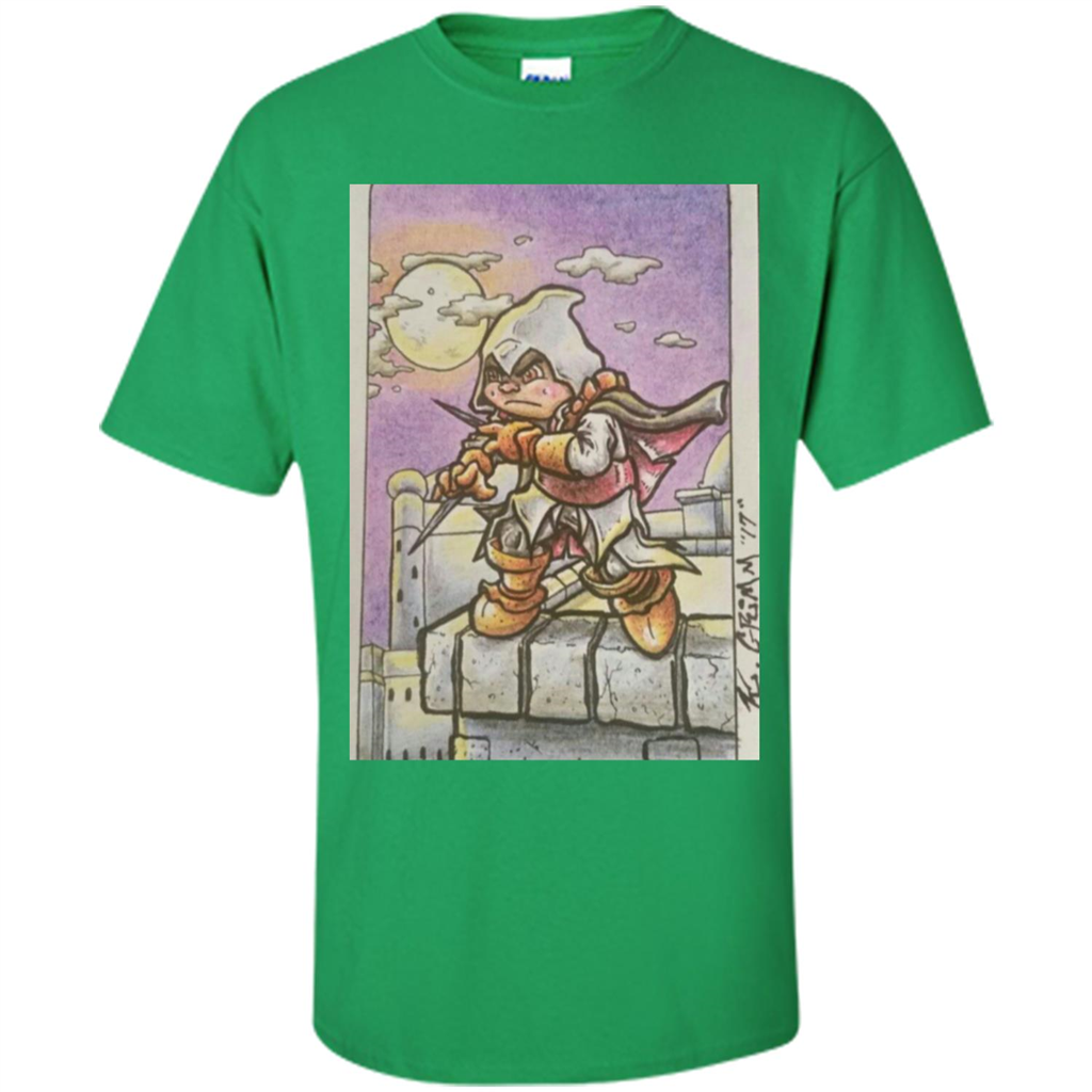 Assassin - Walk Under A Full Moon's Light T-Shirt Irish Green