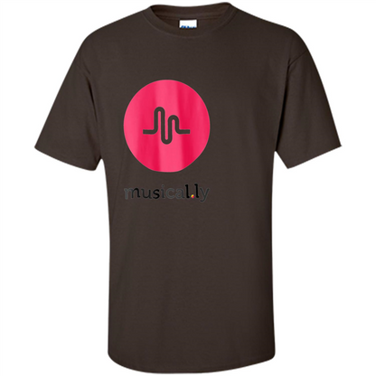 Musical.ly T-Shirt Dark Chocolate