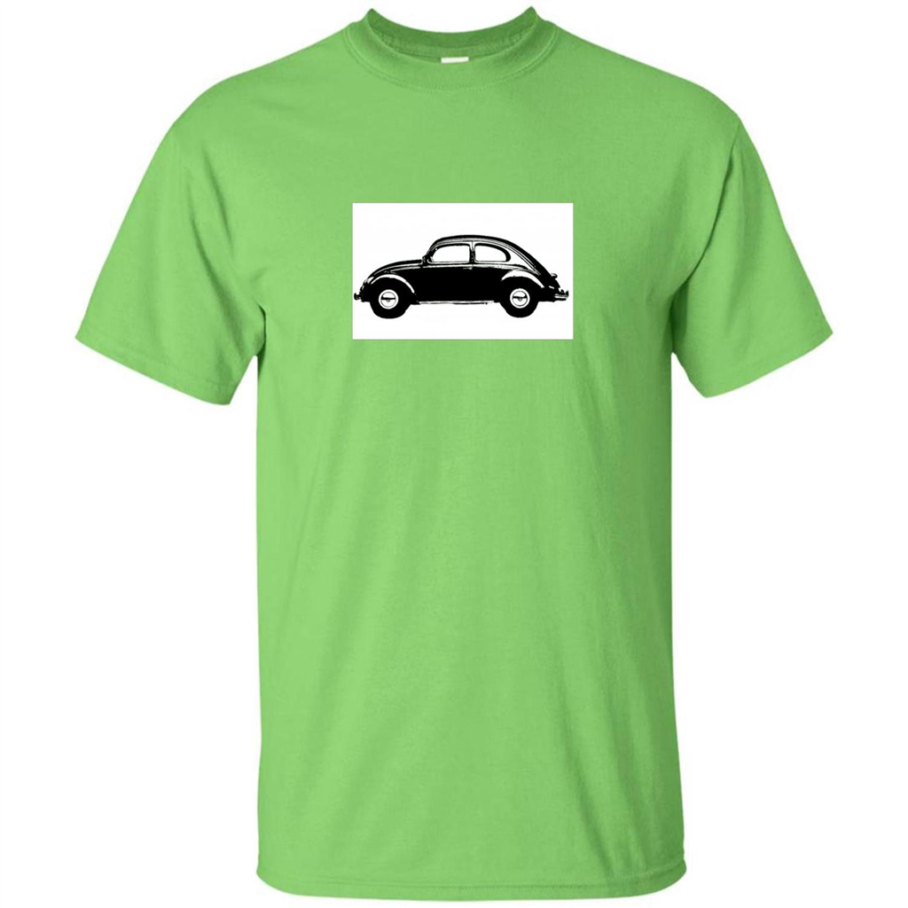 German Car T-shirt 1960's Beetle Lime