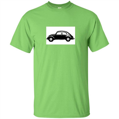 German Car T-shirt 1960's Beetle Lime
