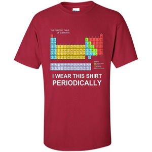 I Wear This Shirt Periodically T-shirt