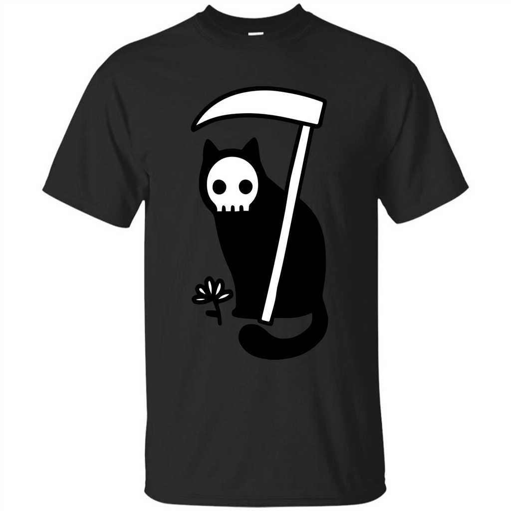 Cat Grimm Reaper T-shirt Black