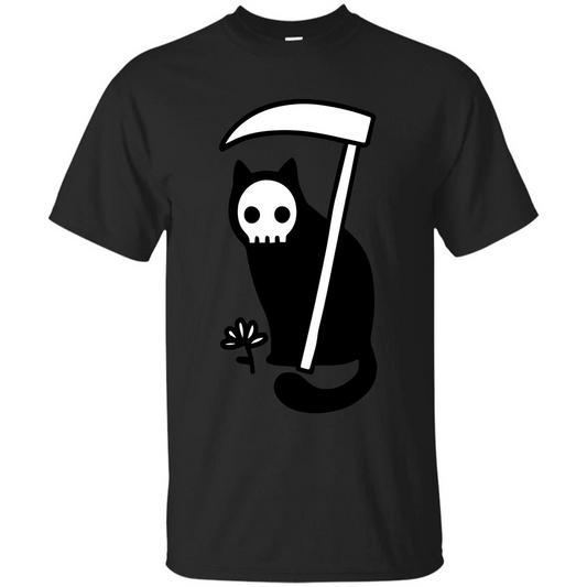 Cat Grimm Reaper T-shirt Black