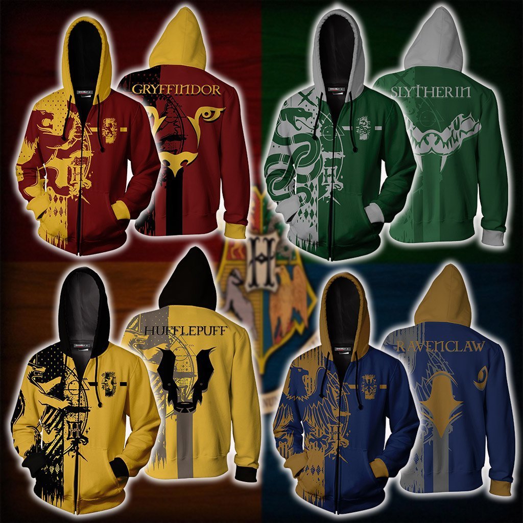 Quidditch Ravenclaw Harry Potter New Look Zip Up Hoodie