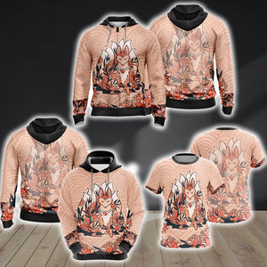 Nine Tail Fox Unisex 3D T-shirt