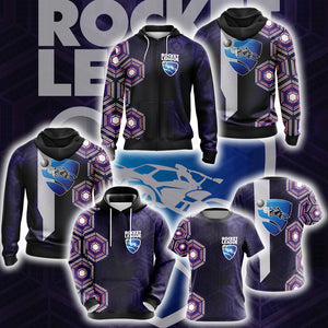 Rocket League Unisex Zip Up Hoodie Jacket