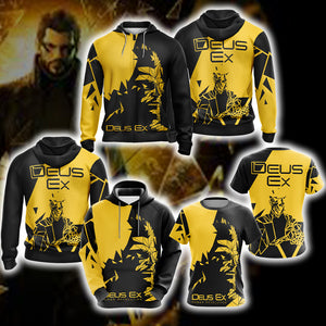 Deus Ex: Human Revolution Unisex Zip Up Hoodie