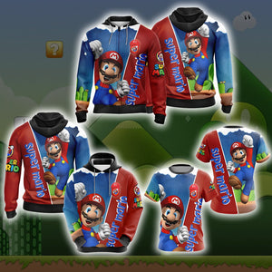 Mario Bros Unisex 3D Hoodie