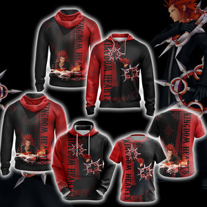 Kingdom Hearts II - Axel Unisex Zip Up Hoodie