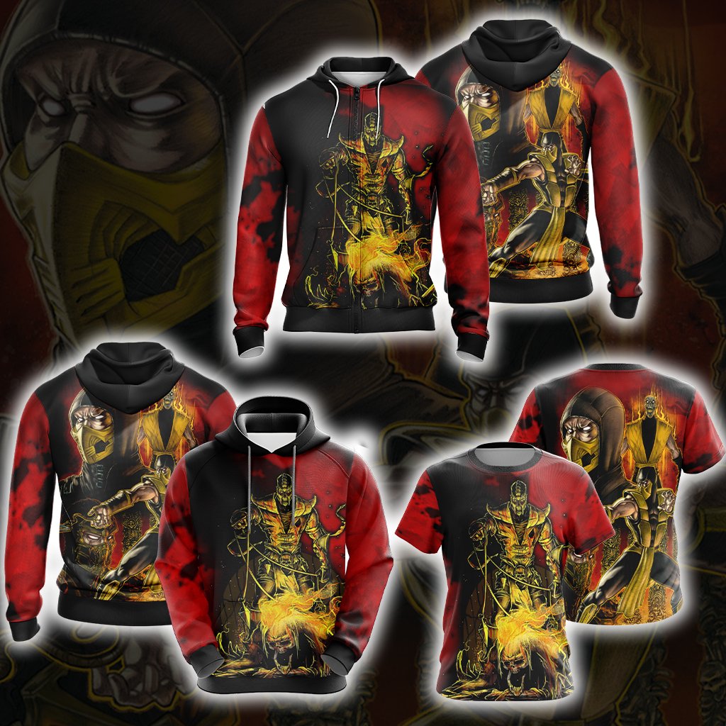 Mortal Kombat Scorpio Unisex 3D T-shirt