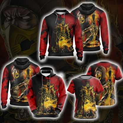 Mortal Kombat Scorpio Unisex 3D T-shirt