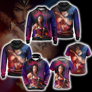 Wonder Woman Unisex Zip Up Hoodie