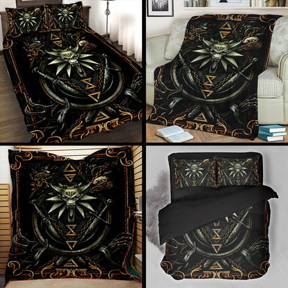 Witcher Symbol 3D Throw Blanket