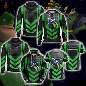 Captain Qwark Symbol Unisex 3D Hoodie