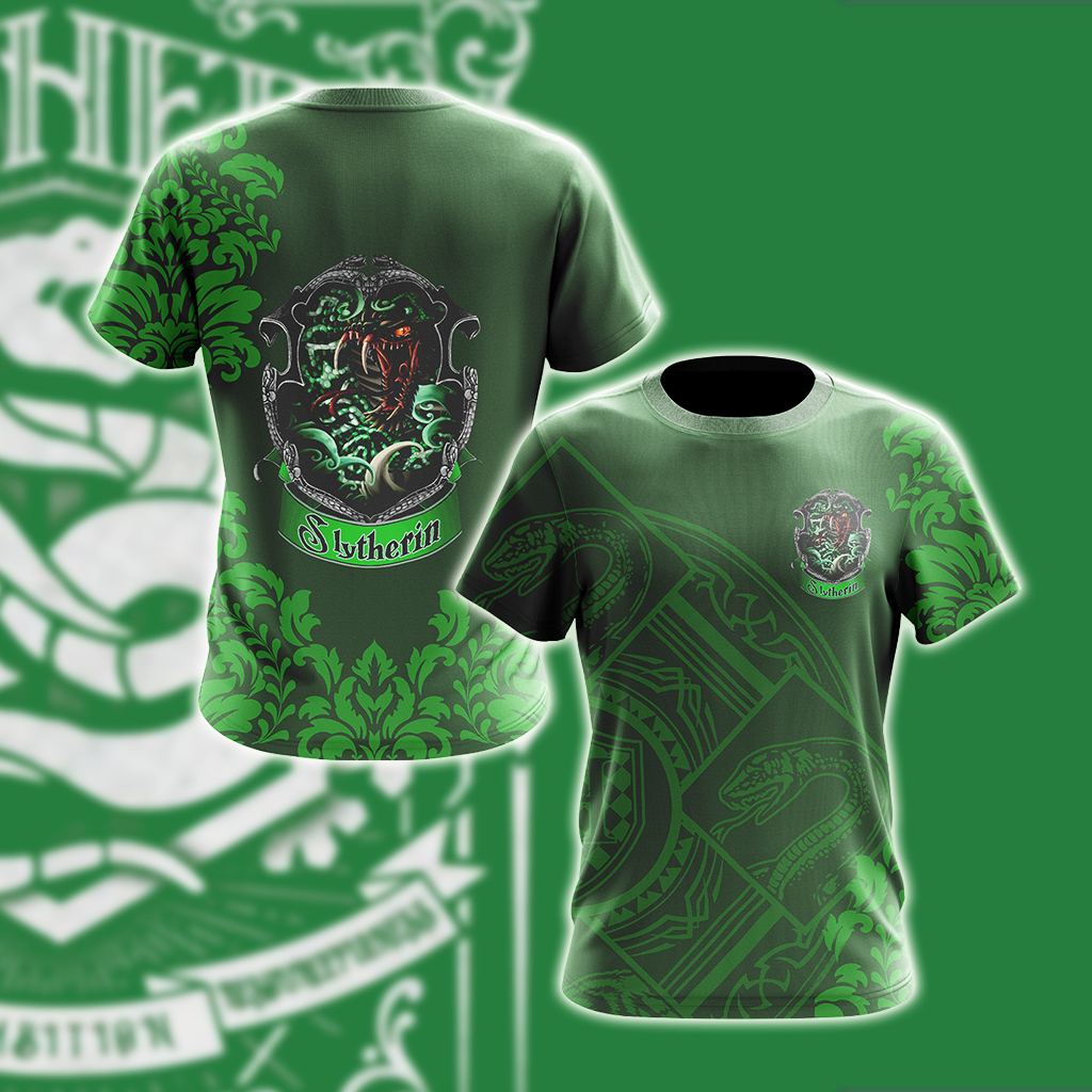 Harry Potter - Cunning Like A Slytherin Version Lifestyle Unisex 3D T-shirt