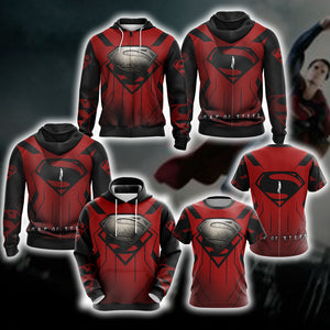 Man of Steel New Unisex Zip Up Hoodie