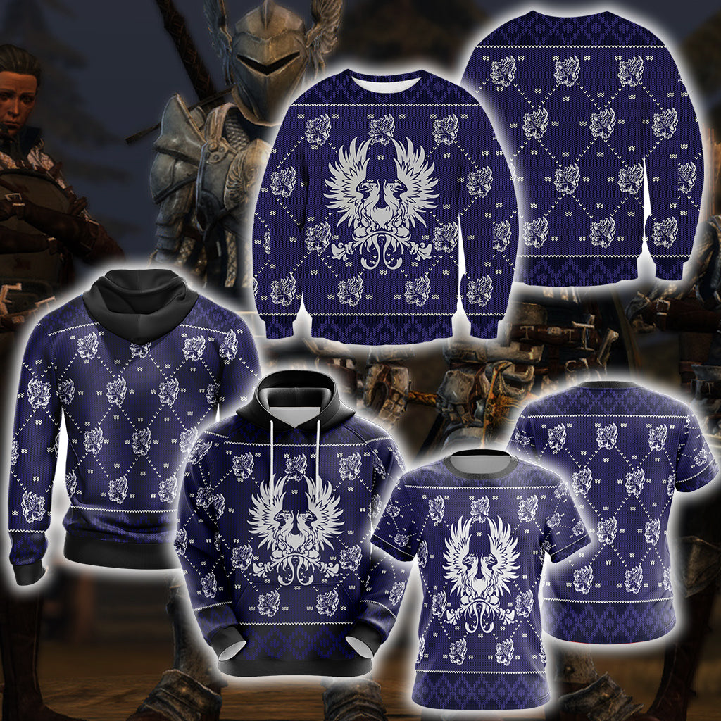 Dragon Age - Grey Wardens Unisex 3D Hoodie