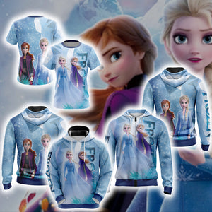 Frozen 2 - Elsa & Anna Version 2019 3D T-shirt