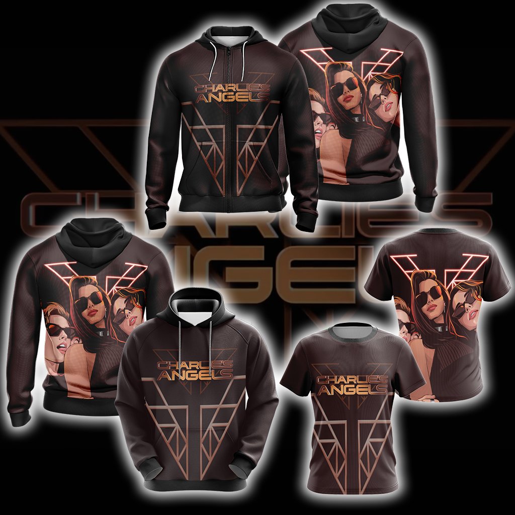 Charlie's Angels Symbol Unisex Zip Up Hoodie