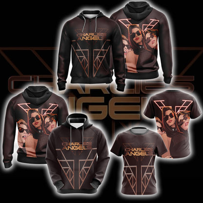 Charlie's Angels Symbol Unisex Zip Up Hoodie
