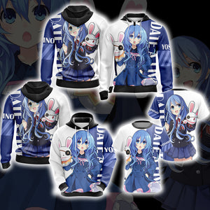 Date A Live - Yoshino Unisex 3D Hoodie