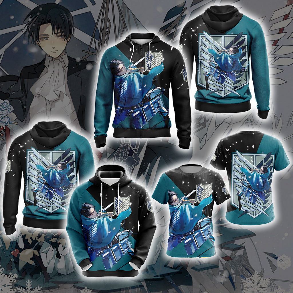 Attack On Titan - Levi New Look Unisex 3D T-shirt